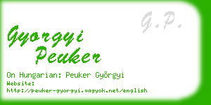 gyorgyi peuker business card